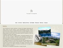 Tablet Screenshot of camposdelindio.com